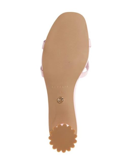 Cecelia New York Pink Bunny Slide Sandal