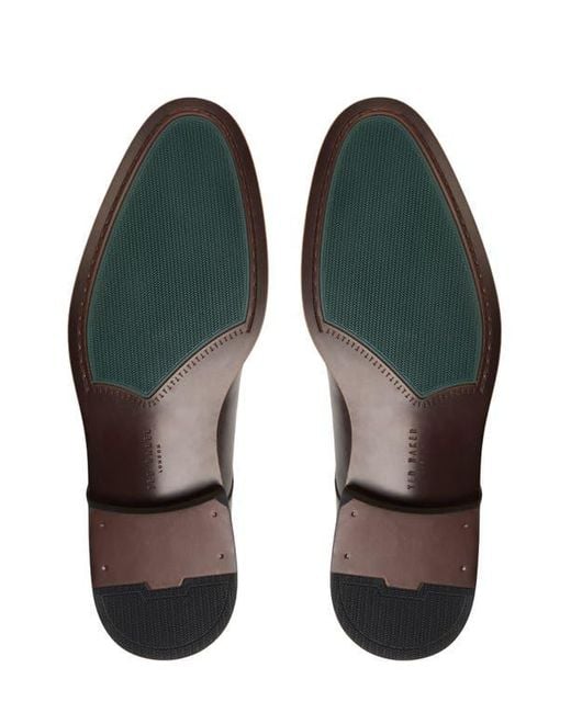 Ted Baker Brown Regent Plain Toe Derby for men