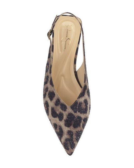 Jessica Simpson Multicolor Mezzah Slingback Pointed Toe Flat
