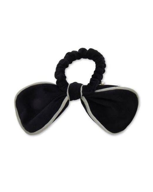 Lele Sadoughi Black Las Vegas Raiders Bow Scrunchie