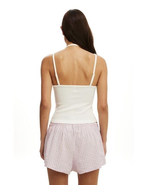 Cotton On White Double Layer Cami