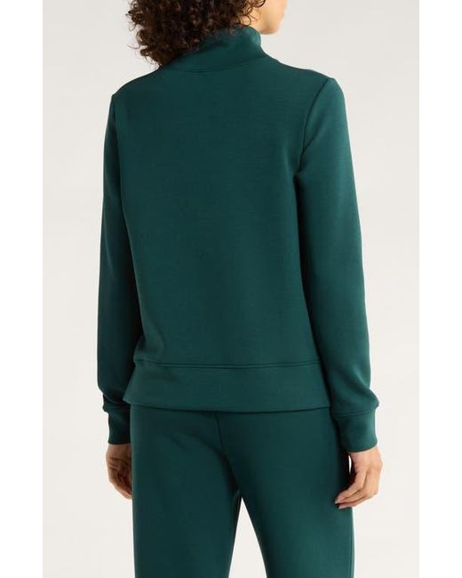 Mpg Green Dreamweave Recycled Polyester Blend Mock Neck Sweatshirt
