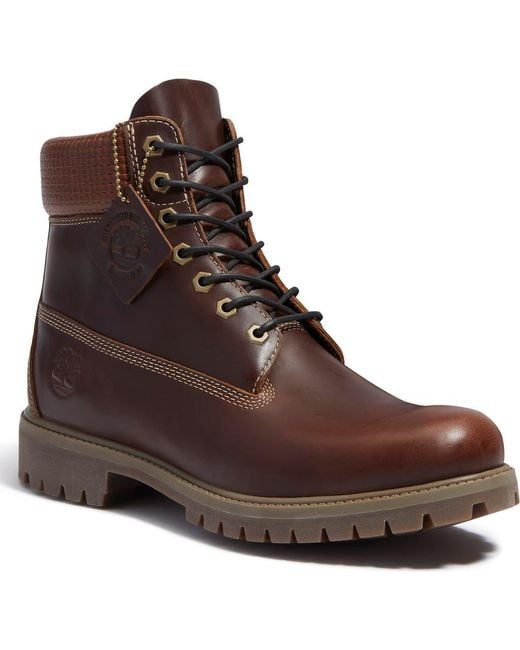 Timberland Men's Brown Premium 6-Inch Waterproof Boot