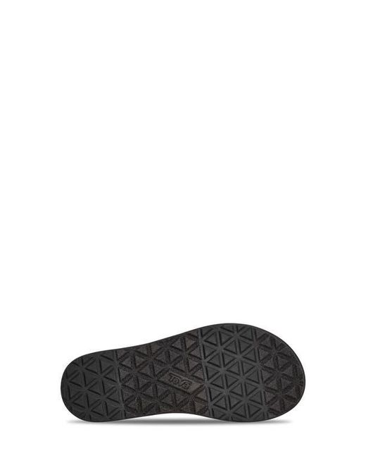 Teva Black Slim Flatform Sandal