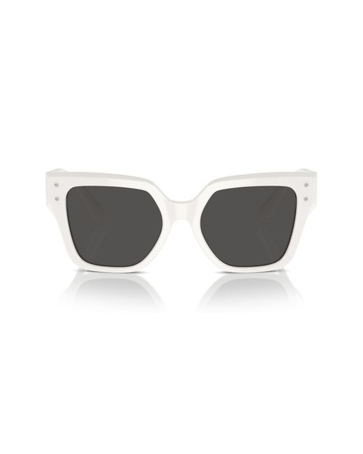 Dolce & Gabbana White 52mm Square Sunglasses for men