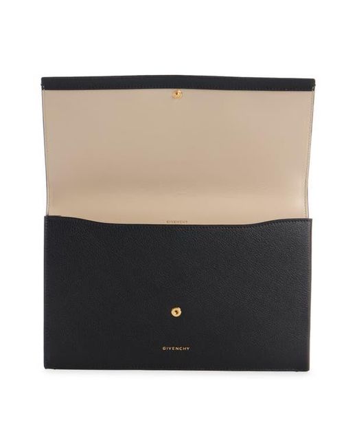 Givenchy Black Day Leather Flap Pouch