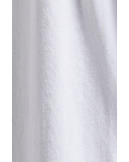 Amiri White Cherub Text Cotton Graphic T-shirt for men