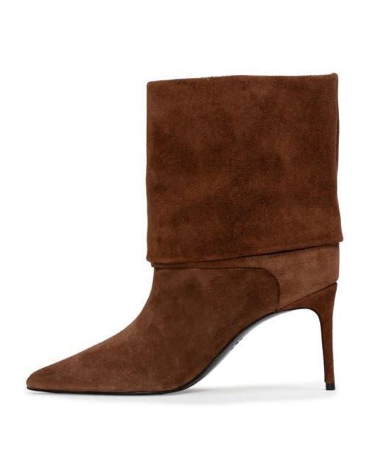 Black Suede Studio Brown Simone 80 Suede Boot