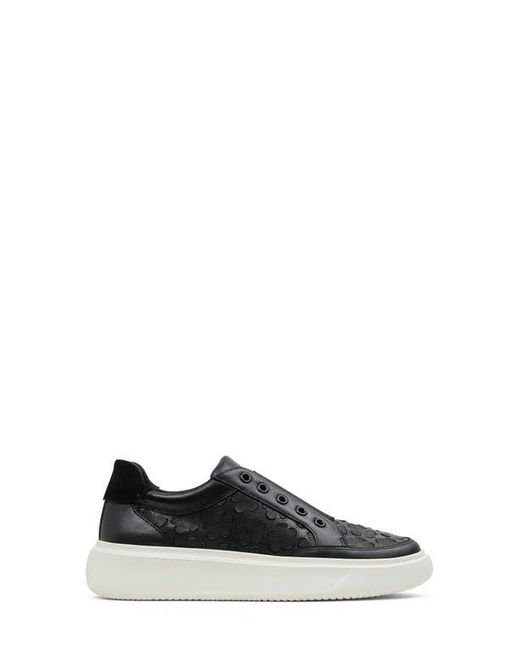 Donald J Pliner Black Mikko Laceless Sneaker