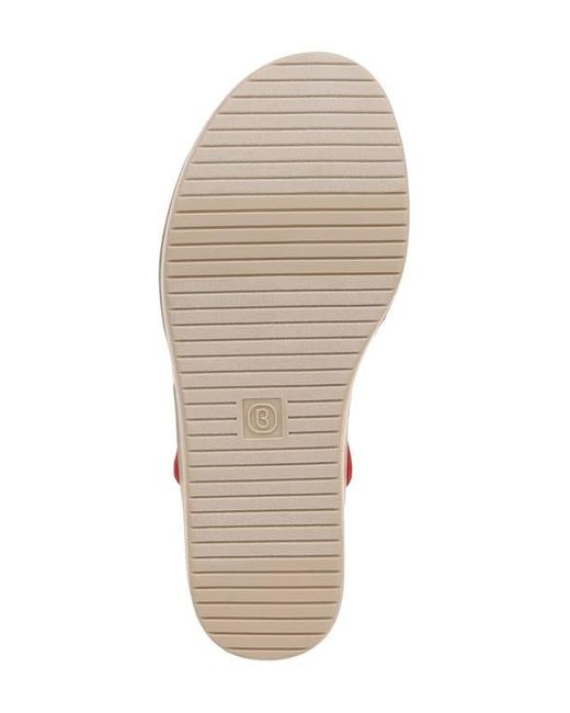 Bzees Red Riley Slingback Wedge