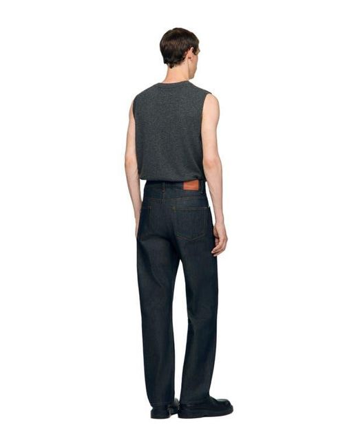 Sandro Blue Regular Jeans for men