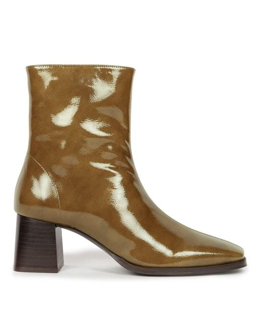 Bobbies Green Marlie Flat Ankle Boots