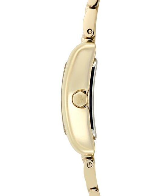 Olivia Burton Metallic Mini Grove Rectangular Bracelet Watch, 16Mm