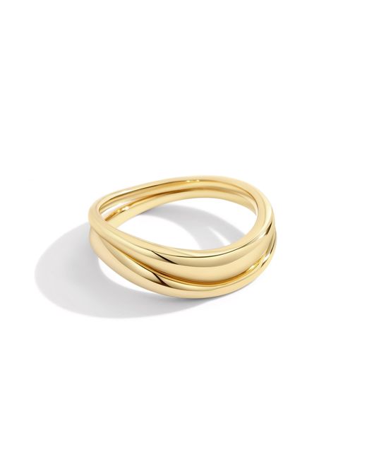 Mint & Lily Metallic Organic Stacking Ring Set