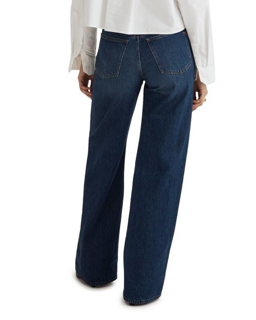 Madewell Super Wide Leg Jeans in Blue | Lyst