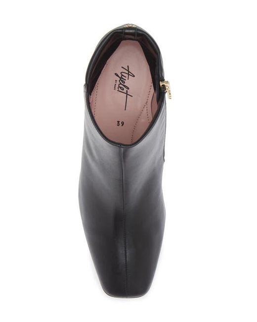 Naot Black Dolly Square Toe Bootie