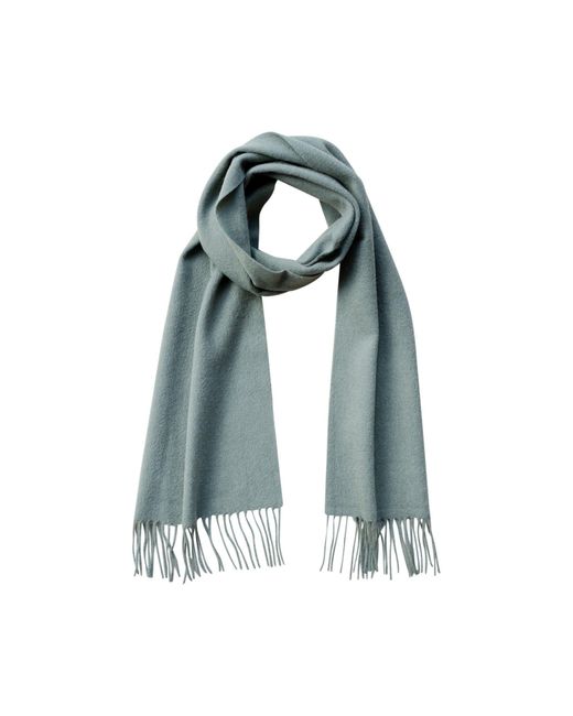 TBCo Green Lambswool Block Color Scarf