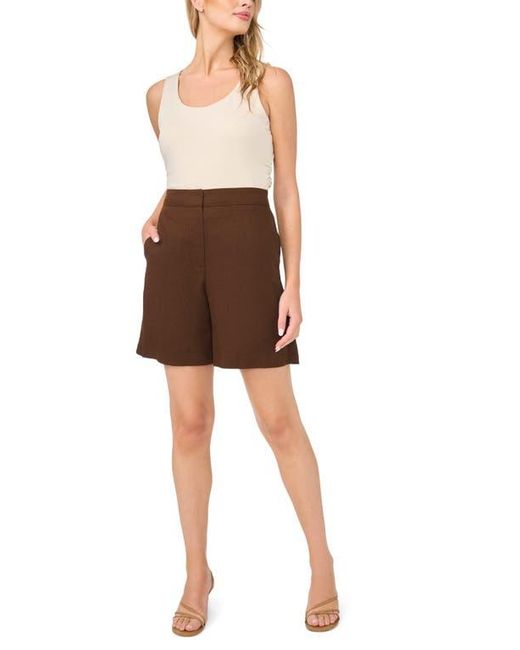 Halogen® Brown Tailored Shorts