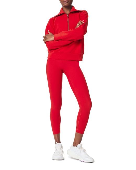 Spanx Spanx Contour Rib 7/8 leggings in Red