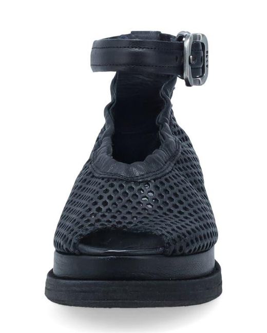 A.s.98 Blue Lander Ankle Strap Sandal