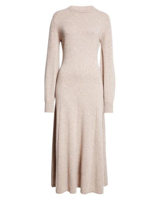 Blouson sleeve sweater dress hot sale