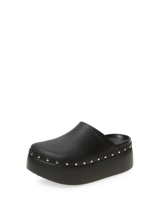 CROCSTM Black Dylan Studded Platform Clog