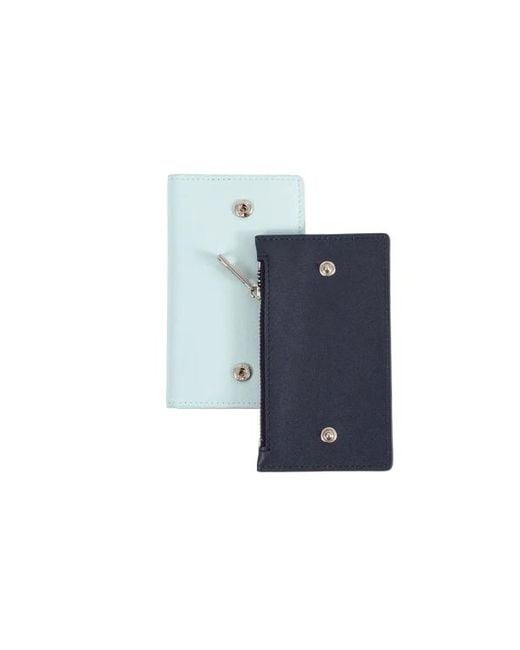 Esterah Blue Modular Leather Wallet