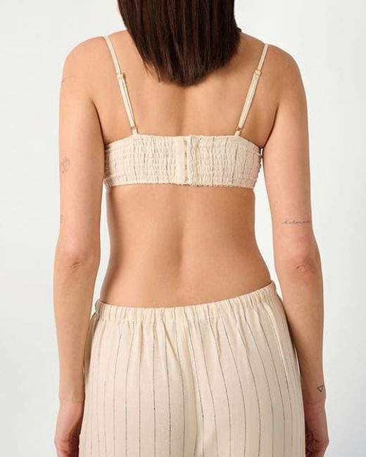 WeWoreWhat Natural Underwire Bra Top