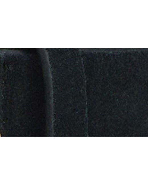 Mango Black Irregular Buckle Leather Belt