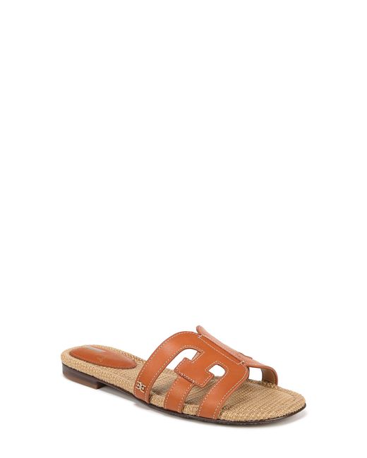 Sam Edelman Brown Bay Cutout Slide Sandal - Wide Width Available