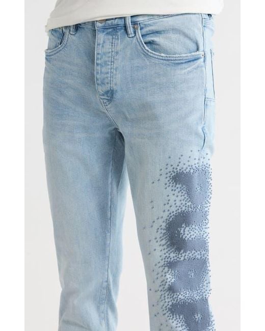 Purple Brand Blue P001 Tuffetage Skinny Jeans for men
