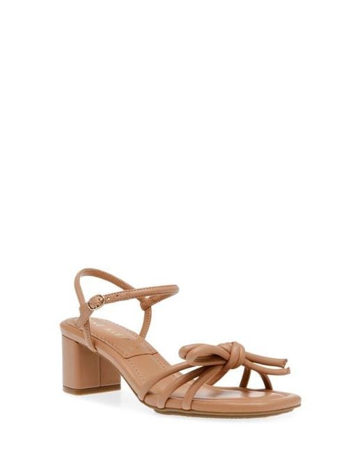 Anne Klein Natural Strappy Sandal
