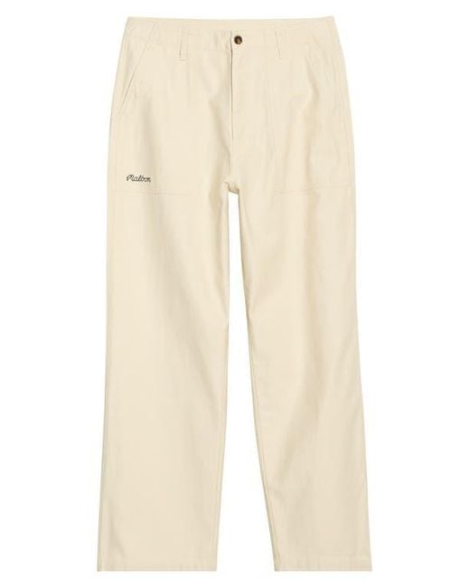 Malbon Golf Natural Braxton Straight Leg Pants for men