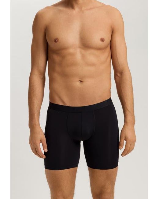 Hanro Blue Micro Touch Long Boxer Brief for men