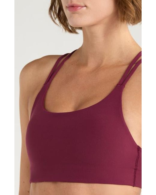 Spanx Purple Spanxsmooth Onform Low Impact Sports Bra