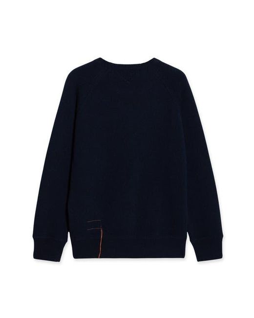 Fortela Blue Harvard Crewneck Sweatshirt for men