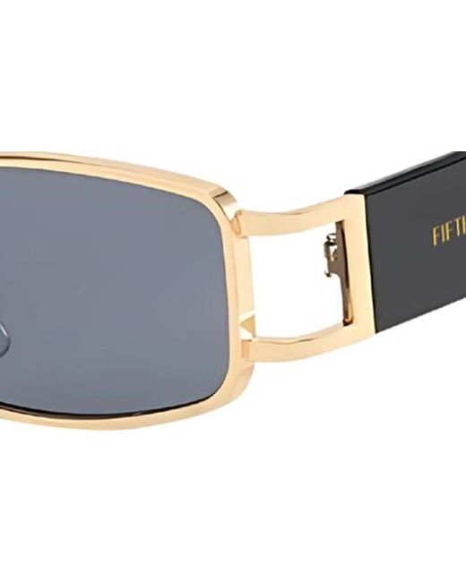 Fifth & Ninth Blue Inez 55Mm Rectangular Sunglasses