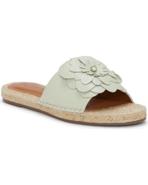 Lucky Brand Metallic Biricha Slide Sandal