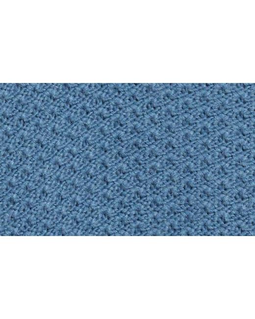 Obey Blue Loreto Textured Polo Sweater for men