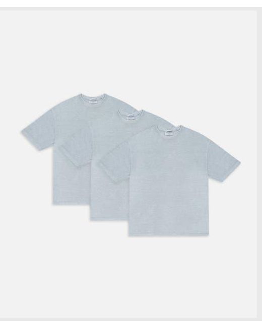 Industrie Australia Blue The Del Sur T-Shirt 3 Pack for men