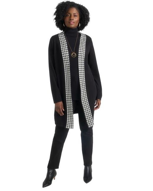 Jessica London Black Fine Gauge Cardigan Topper