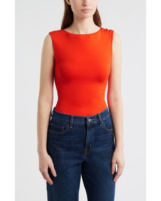 Rag & Bone Red Luca Reversible Tank