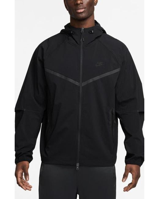 Nike Black Sportswear Tech Windrunner Jacket for men