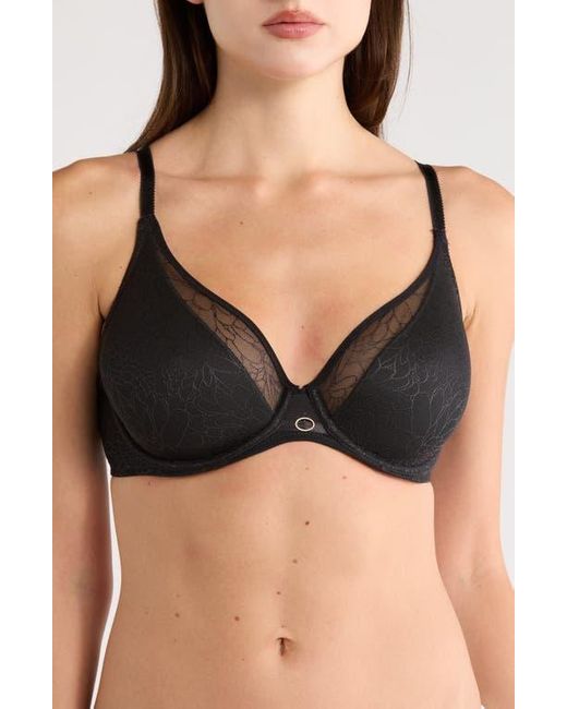 Chantelle Black Belle Underwire Plunge Bra