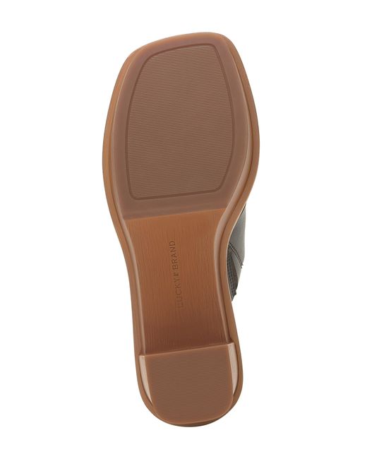 Lucky Brand Brown Mandelina Platform Sandal
