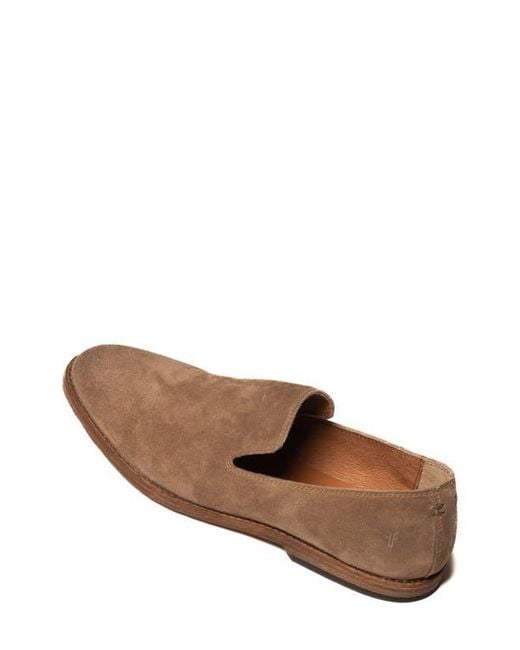 Frye Brown Chris Venetian Loafer for men