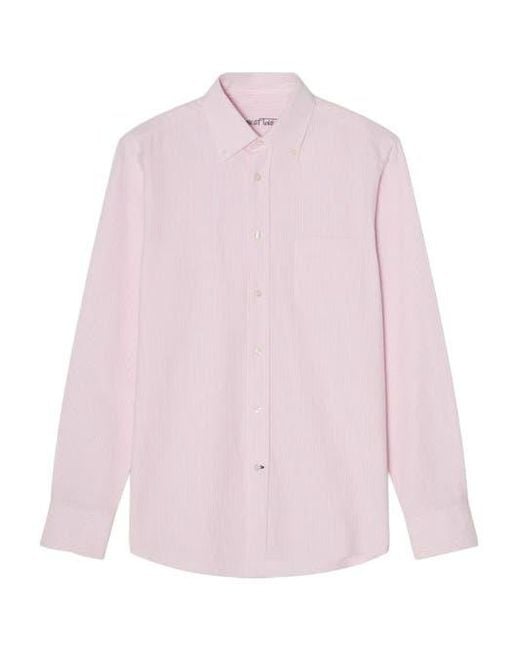 Robert Talbott Purple Harrison Button Down Oxford Shirt for men