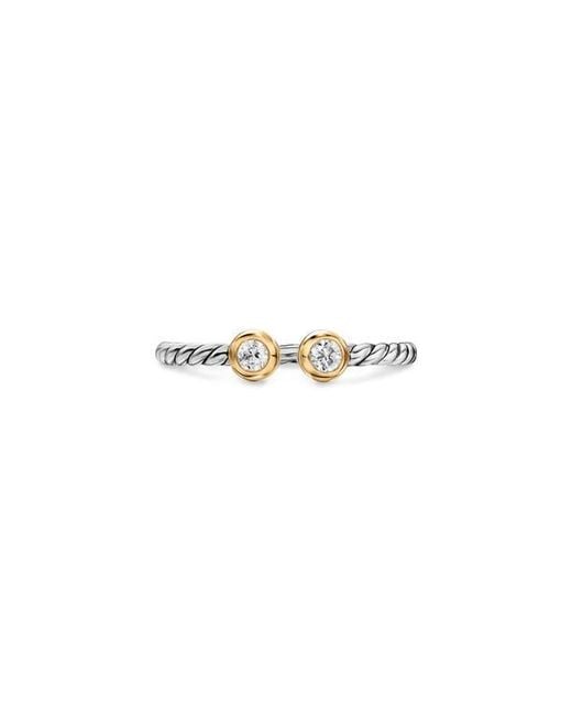 David Yurman Metallic Cable Open Round Ring