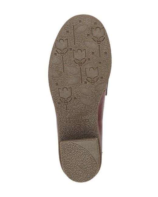 Dansko Brown Danica Waterproof Penny Loafer Pump