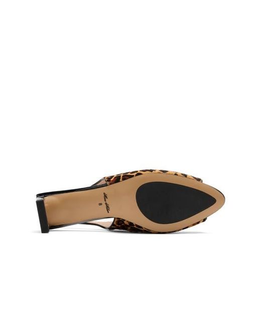 MARC NOLAN Brown Carmen Slingback Peep Toe Heels
